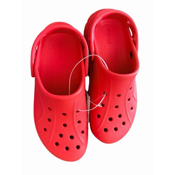 NEW CROCS BELLA CLOG HIGH 210062-001 RED NWOB SIZE M7/W9 - Picture 3 of 7